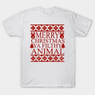 Kevin's // Merry Christmas Ya Filthy Animal // Home Alone Quote T-Shirt